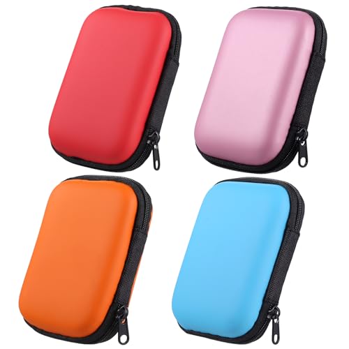 MeiHongJiaYe 4 Boîtes de Rangement pour Cartes à Jouer, Étui de Protection pour UNO, Cabo, UNO Flip - 4 Couleurs (11 x 8 x 4 cm) - Compatible avec Jeux de Cartes Classiques