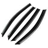 HEROFFIX 1 Set Fensterabweiser für Kia Optima 2011-2015 Seitliche Fensterabweiser Schwarz