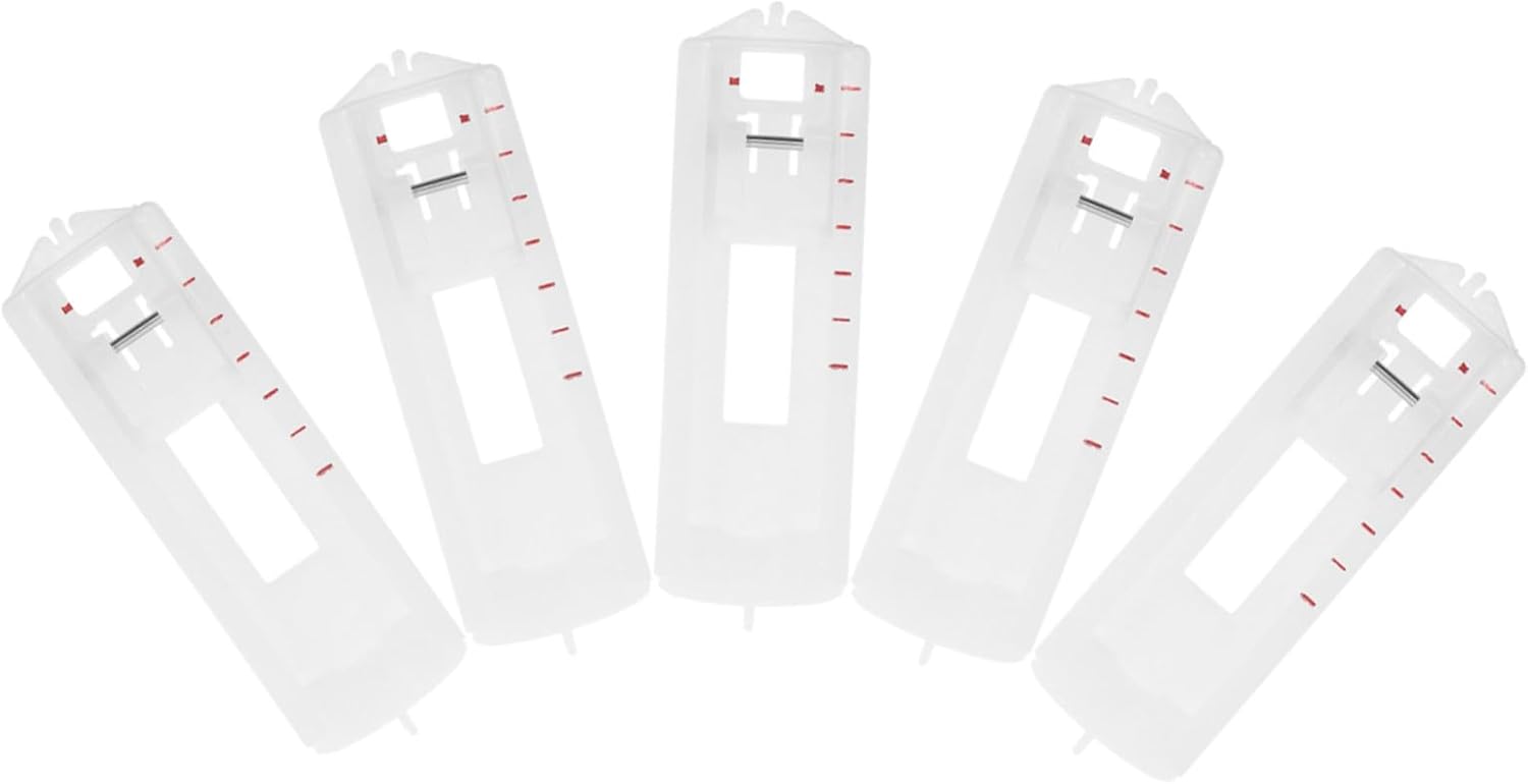 5pcs Multifunctional Sewing Machine Presser Feet with Four-Step Buttonhole Foot for Home Sewing Projects Accessories for Quilting Buttonhole Making and Versatile Stitching