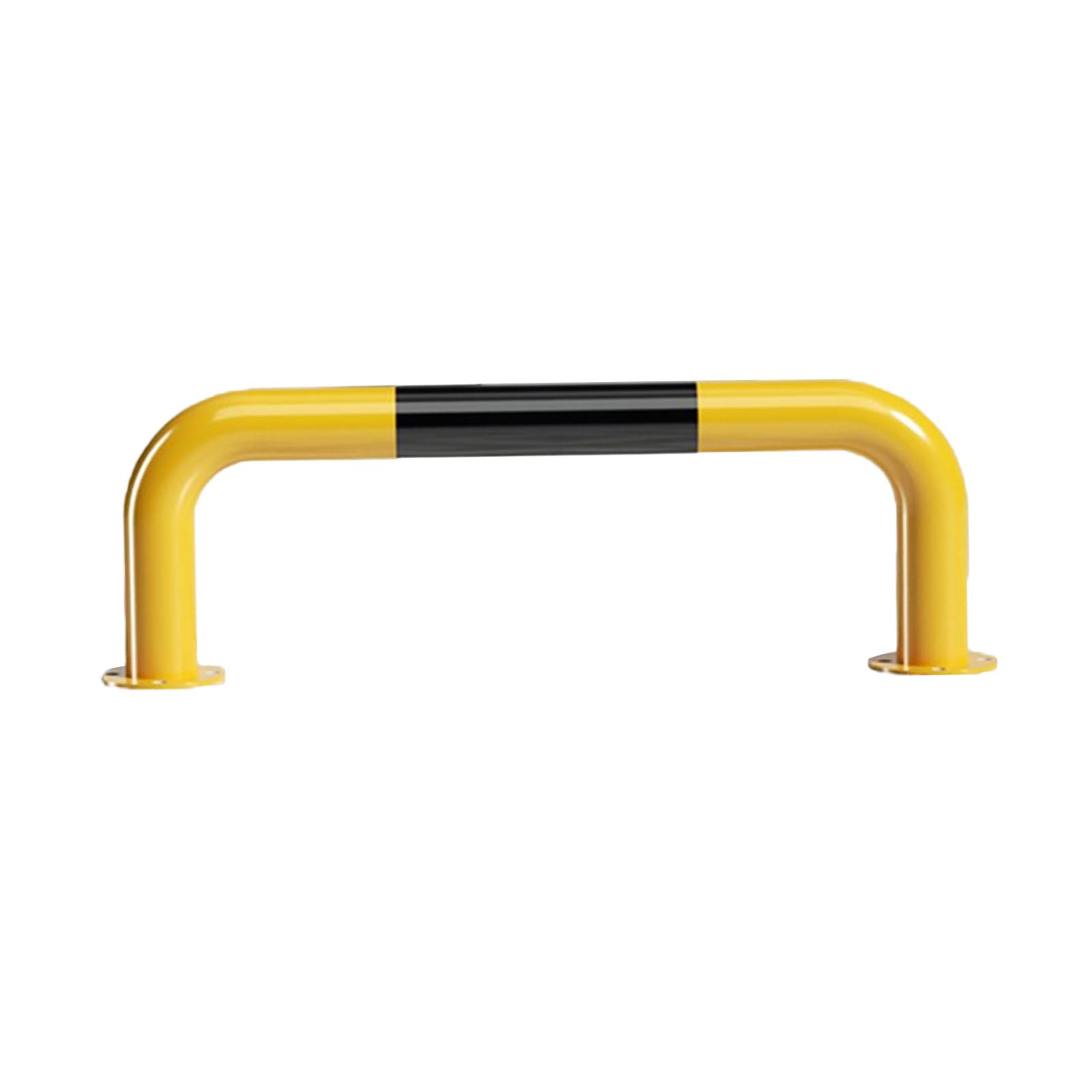 Barriera di parcheggio a forma di U, protezione anti-collisione, blocco paraurti ad alta visibilità, tubo in acciaio resistente per la sicurezza del parcheggio