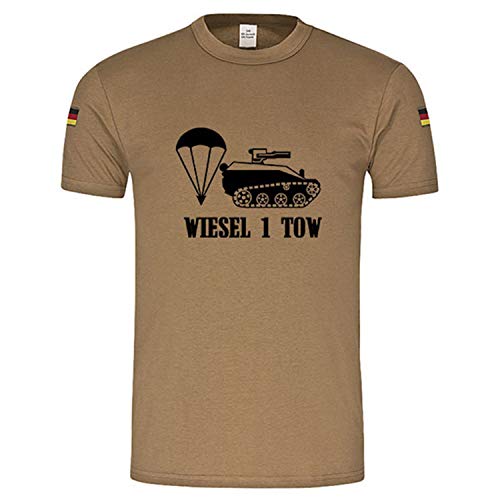 T-shirt militaire Wiesel 1 Tow Copytec vert XXXL pour passionnés de blindés