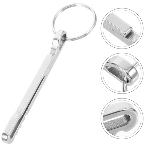 Small Keyring Money Clip Minimalist Wallet with Money Clip Thin Portable Keychain Cash Holder Key Chain Carabiner for Cards and Cash3