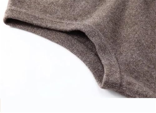 Jegsnoe Men Cashmere Sweater Vest Autumn Winter Casual V-Neck Button Sleeveless Cardigan Vest Sweater4