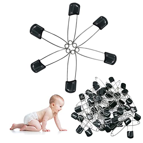 6 Bunte Sicherheitsnadeln Für Baby - Windelnadeln Aus Kunststoff Mehrfarbig