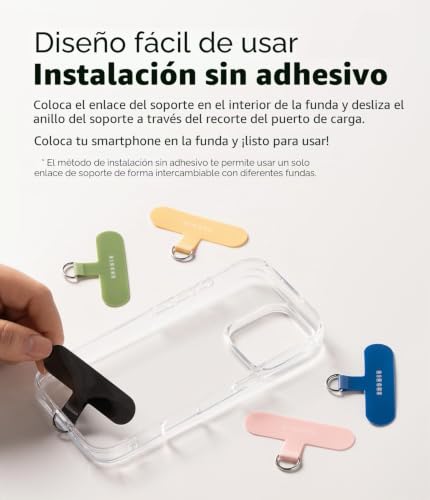 Correa suave Ringke Holder Link Flow con pestaña anticaídas para móvil 3