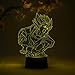 Otaku Lamps Super Saiyan God Super Saiyan Vegito Dragon Ball Super – Anime Lamp Figure Night Light, 16 Color RGB LED – Remote, 3D Anime Room Décor Gift for Otaku