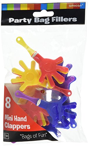 Amscan 9902028 Mini Hand Clappers Party Favor-4 Pcs