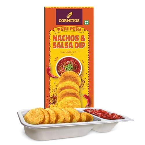 Cornitos Peri Peri Nachos and Salsa Dip Tray 75 g