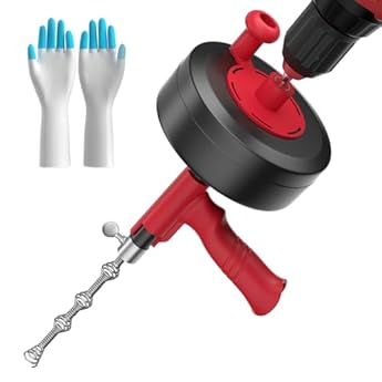 Sonda Struttatubi Efficace 7,6 m Spirale Flessibile per Pulizia Tubi con Punta Trapano e Tamburo Metallico - Rimuove Intasamenti in Cucina e Bagno: vedi il prezzo e le caratteristiche Foto di Sonda Struttatubi Efficace 7,6 m Spirale Flessibile per Pulizia Tubi con Punta Trapano e Tamburo Metallico - Rimuove Intasamenti in Cucina e Bagno