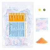 10 g x 38 Pz Sacchetti Silica Gel Bustine di Sacchetti di Gel di Silice, Sacchetto Essiccanti Essiccante indicatore di umidità da arancione a verde, per dispositivi di conservazione indumenti (10 g)