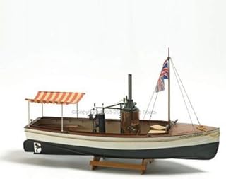 Billings Boats 0588 - African Queen 1:12 Scale Model Ship with Plastic hull - RC Compatible - Detailed Model Kit for Adults to Build