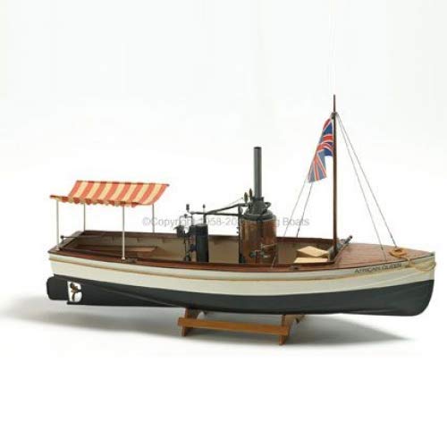 Billings Boats 0588 - African Queen 1:12 Scale Model Ship with Plastic hull - RC Compatible - Detailed Model Kit for Adults to Build