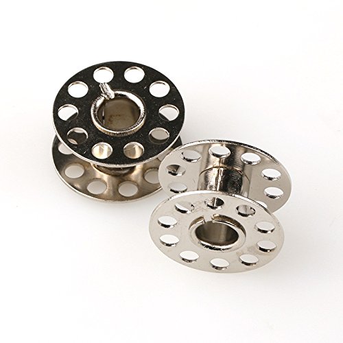 Trustyiwen 713665344081 20Pcs Metal Sewing Machine Bobbins Spool For Brother Janome Singer Elna Bernina Toyota thumb #1