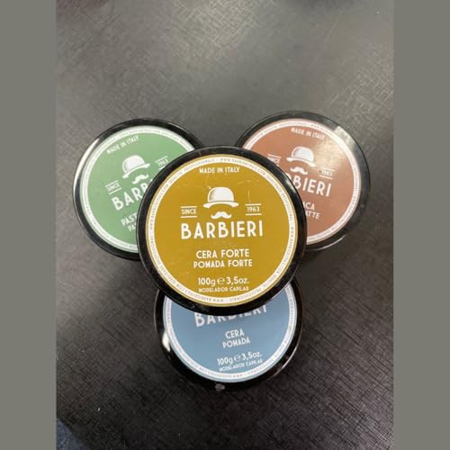 BARBIERI Pasta Forte Para Cabelos Masculinos Efeito Luminoso 100g
