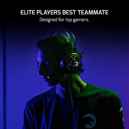 GAMEPOWER Medusa USB Oyun Kulaklığı - 7.1 Sanal Surround Ses, 50 MM Sürücülü Kablolu Led Kulaklıklar, Konforlu Tasarım, 360 Mekansal Ses, PC, Dizüstü Bilgisayar için Gürültü Önleyici Mikrofon, Siyah - Görsel 6