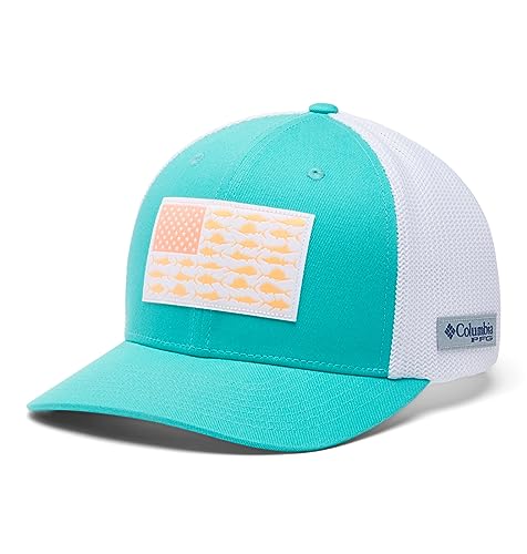 Image of Columbia Unisex PFG Fish Flag Mesh Ball Cap