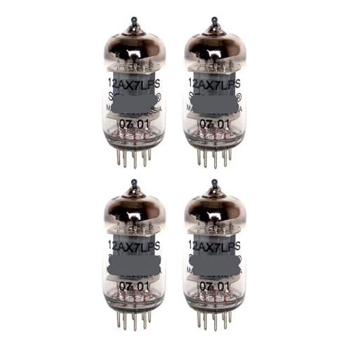 Tubes 12AX7LPS ECC83 quadruples sélectionnés pour haute fidélité
