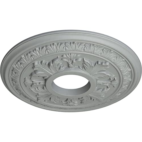 Ekena Millwork Cm15Ba Baltimore Ceiling Medallion, 15 3/8"Od X 4 1/4"Id X 1 1/2"P, Factory Primed #TOP1