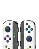 Gamrombo Wireless Controller für Switch/OLED/Lite, mit Turbo, Wake-up, RGB-LED, Dual Vibration, 6-Axis Gyro, Motion Control, Ersatz für Switch Kabellose Controller