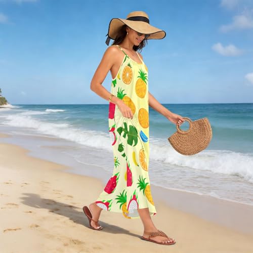 Robe longue dos nu fleurie pour vos soirées d'été à la plage