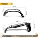 WOLFSTORM Steel Fender Flares Fit for 2007-2018 Jeep Wrangler JK/JKU,DRL LED Lights and Sequential Turn Light Design,2007-2018 Jeep Wrangler JK/JKU Fender Flares Replacement Accessories