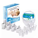 Kit Anti Ronco com 8 Dilatadores Nasais, Clipes Nasais para Alívio de Ronco, BPA Free, Solução Natural para Melhor Sono