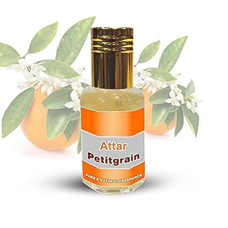 Ganesha Arts Petitgrain Attar/Pure Petitgrain Perfume Fragrance Roll On (100 Milliliters) (100 ML)