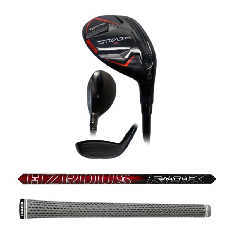 Amazon.com : TaylorMade Stealth 2#4-22* Hybrid, HZRDUS Smoke