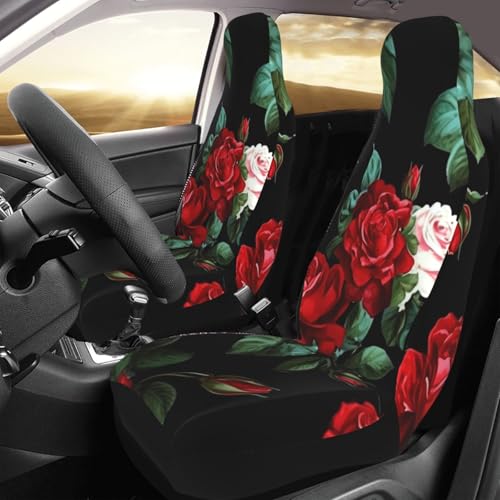 Housse de siège de voiture imperméable et antidérapante Rose Gift pack de 2