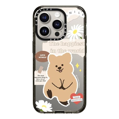 Coque iPhone 15 Pro CASETiFY Impact antichoc transparente motif KKOTKA