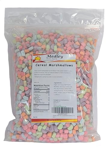 Medley Hills Farm Abalorios de cereales de malvaviscos, 1 libra Medley Hills Farm