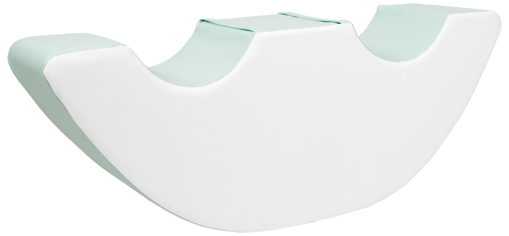 Velinda Dondolo Fagiolino Duo Gioco Giocattolo Bambino Asilo in Schiuma Altalena (Colore: Bianco, Menta)