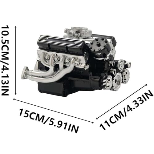 Kit moteur V8 pour adulte jouet STEM éducatif et maquette résine réaliste - 5