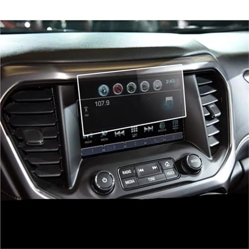 Film de protection tactile en verre pour l'écran de navigation du SUV GMC Acadia 2016-2019