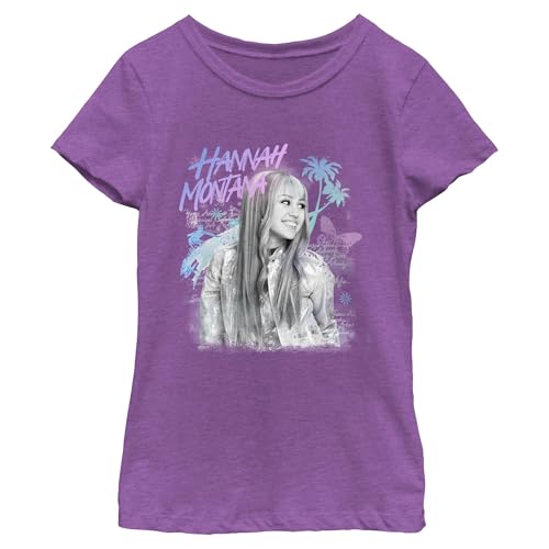 Disney Girl's Hannah Montana Pop Star Palm Tree T-Shirt