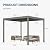 Patio Kingdom 10' x 13' Louvered Pergola Outdoor Aluminum Pergola Kit with Adjustable Roof, All-Weather Metal Gazebo with Drainage System for Patio, Deck, Garden and Backyard Shade, Gray