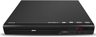 Portable DVD Player Home Mini DVD Player DVD Disc Player for TV with H DM-I/AV Output Cables Included 1080P USB Input 20CB Support CD/DVD/SD Card/USB