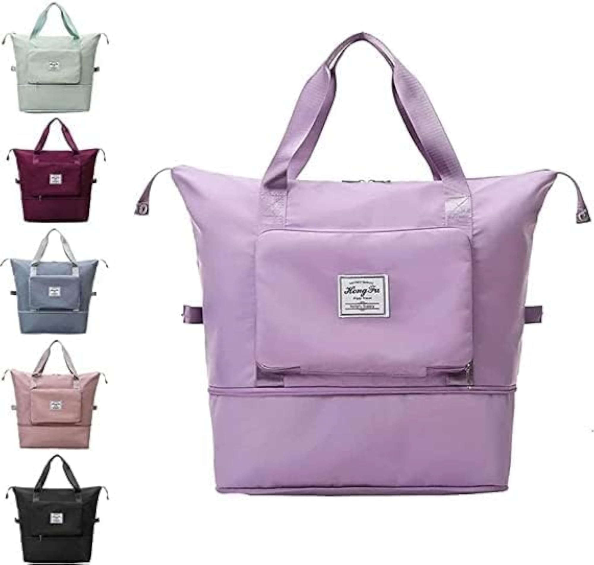 Large Foldable Travel Duffel Bag, Expandable