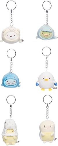 Miniatura 2 de SUMIKKOGURASHI San-X - Peluche original de animales marinos (1 de 6 piezas), Azul