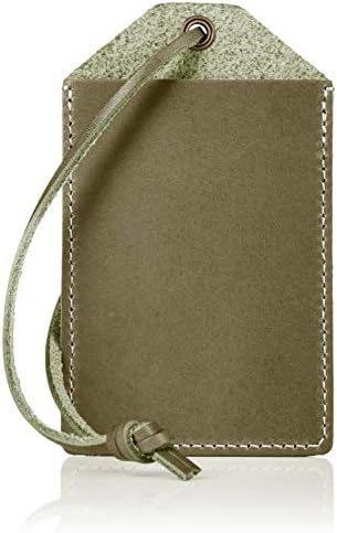 Naniwa Leather Tochigi Leather Pass Case, khaki, One size