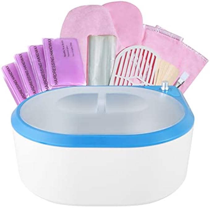 New Paraffin Wax Machine for Hand and Feet，Paraffin Bath Upgrade Spa Wax for Smoothens and Softens Dry Skin Quick Heating Paraffin Wax Warmer（Blue）