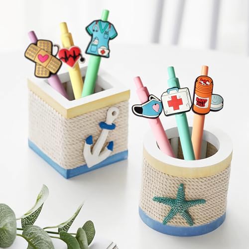 Cute Nurse Pens Funny Nurse Accessories for Work Aesthetic Gel Pen Black Ink Set for Cna Rn Medical Assistant Nursing Student Essentials Nurse Week Gifts Appreciation Gift - Image 6