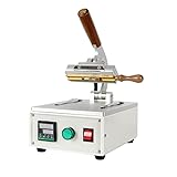 ZONEPACK Manual Hot Foil Stamping Machine for Leather PVC Paper Cards Embossing Adjustable Temperature