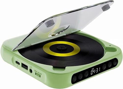 |[^u Bluetooth Ή CD v[[ 5.3 Bluetooth Type-C [d MP3/CD/CD-R T|[g y sAAԗpyv[[(Green)
