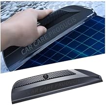 Car Window Squeegee, Silicone Vehicle Glass Water Cleaning Wiper Blade for Drying, Professional Automotive Mirror Scraper Cleaner Accessories, Universal for SUV, Sedan, Truck