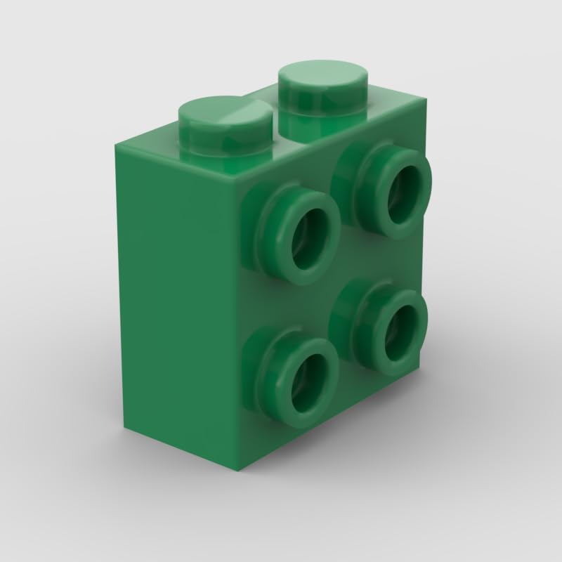 Classic Black Brick Bulk, Brick, 1x2x1 2/3 with Four Studs on One Side 200 Piece, Compatible with Lego Parts and Brick Pieces: 1x2x1 2/3 Black Brick(Color: Black)