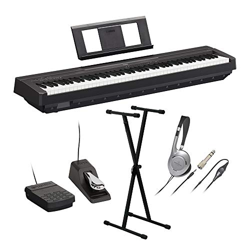 Yamaha P-45B 譜面台、ペダル付き Amazon | YAMAHA P-45B ＆ 専用スタンド ＆サスティーンペダル