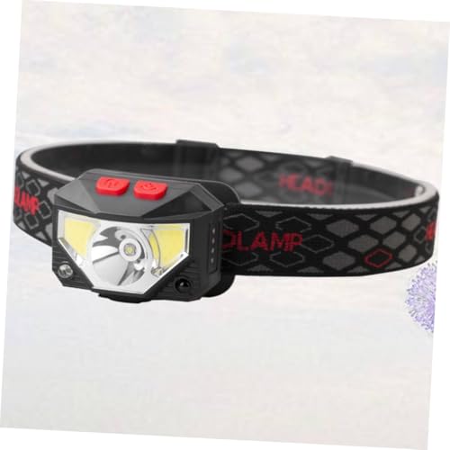 Linterna frontal LED recargable manos libres para acampar sin cargar pilas 7