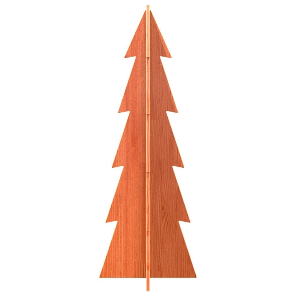Árbol de Navidad de Madera Maciza 112 cm