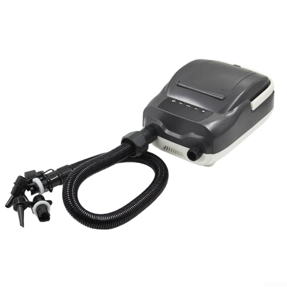 Bomba de aire eléctrica de 20 PSI con apagado automático, para tablas de remo inflables, kayaks y tiendas de campaña, compresor portátil de alta presión de 12 V con LED